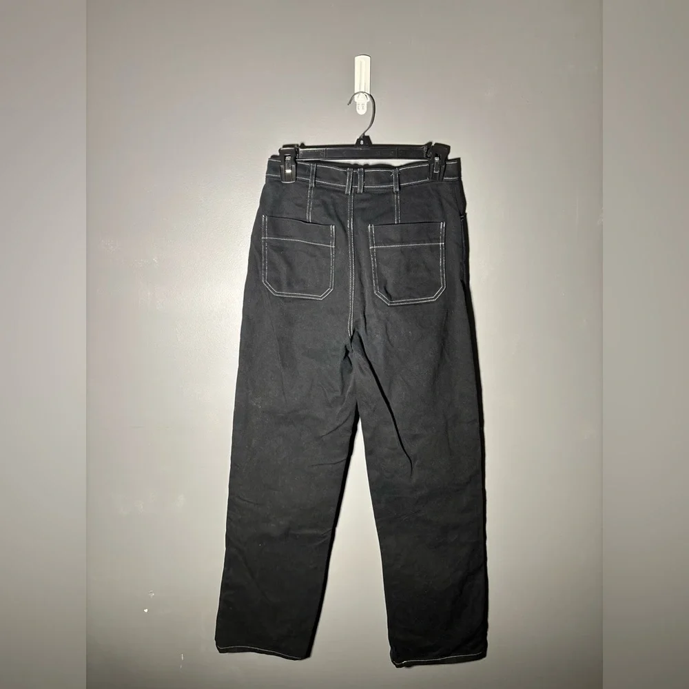 & Other Stories Contrast Stitch Wide Leg Jeans Women’s Size 4 - Picture 2 of 3